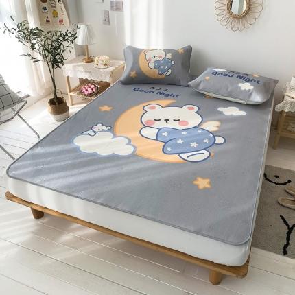 91家纺网 家纺一手货源 找家纺 （总）懒猫 2021新款大版冰丝凉席