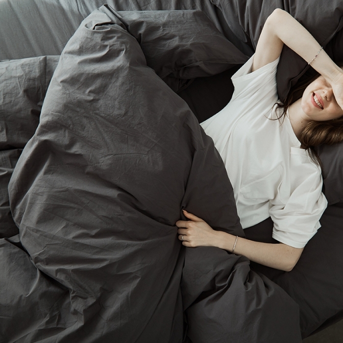 91家纺网 家纺一手货源 找家纺 涞澳家纺 2021新款60s水洗棉素色四件套 帛咖