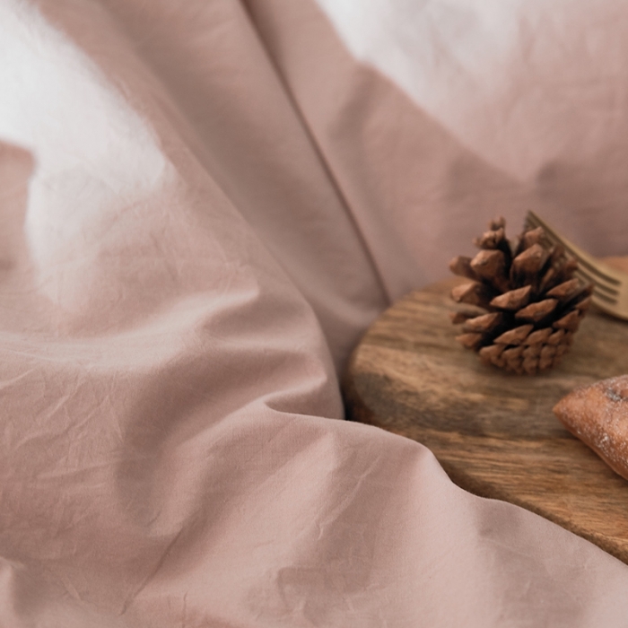 91家纺网 家纺一手货源 找家纺 涞澳家纺 2021新款60s水洗棉素色四件套 静粉