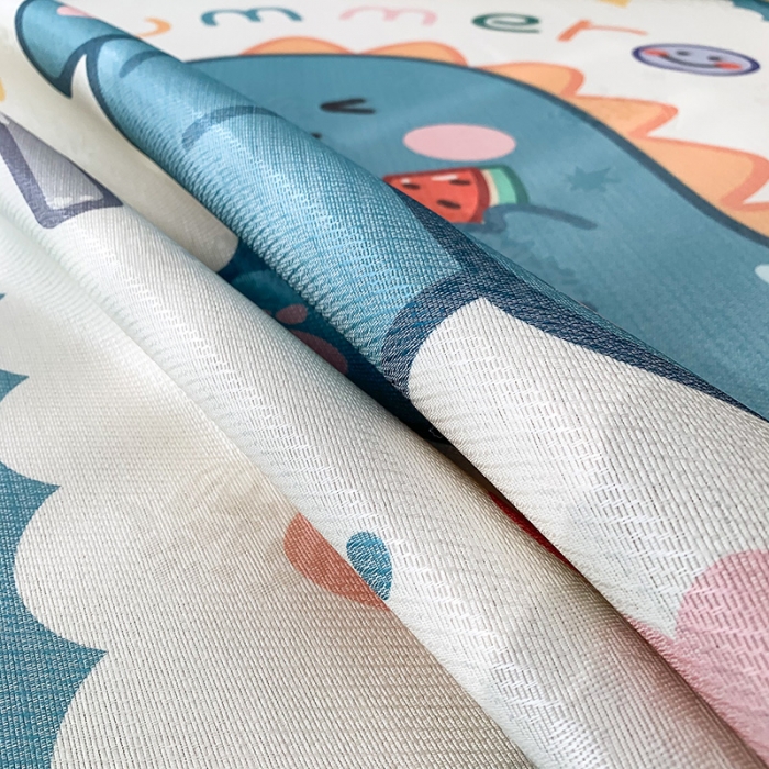 91家纺网 家纺一手货源 找家纺 懒猫 2021新款大版冰丝凉席小恐龙