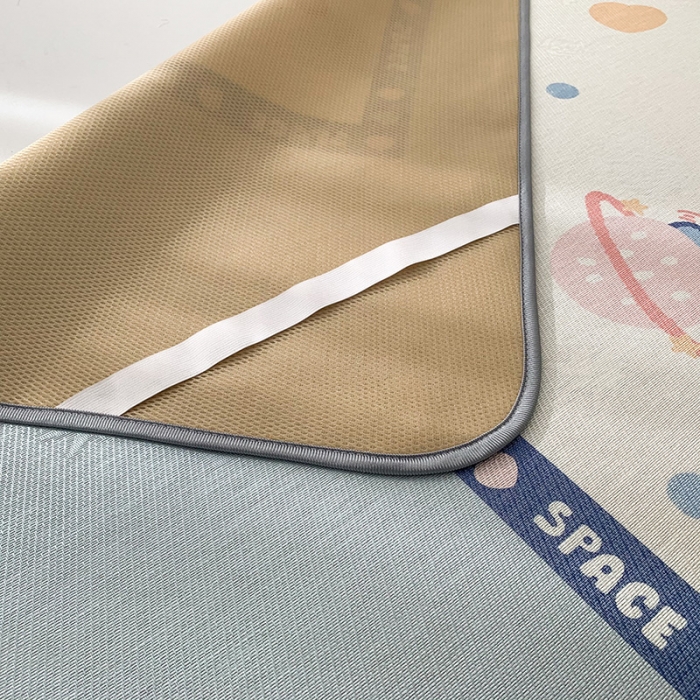 91家纺网 家纺一手货源 找家纺 懒猫 2021新款大版冰丝凉席星球幻想