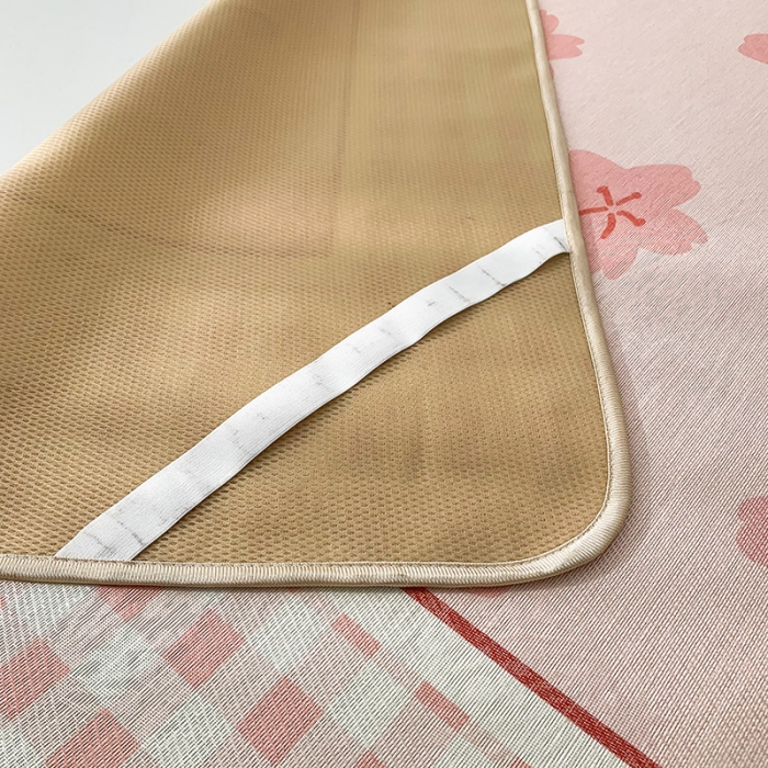 91家纺网 家纺一手货源 找家纺 懒猫 2021新款大版冰丝凉席樱花雨