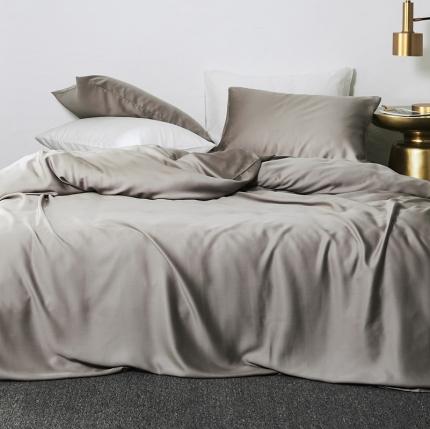 91家纺网 家纺一手货源 找家纺 涞澳家居 2021新款60天丝纯色四件套竹卡