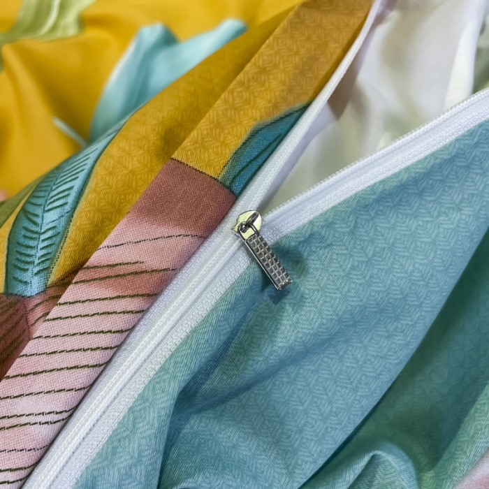 91家纺网 家纺一手货源 找家纺 金爱家 2021新款全棉活性花卉系列四件套 芳泽