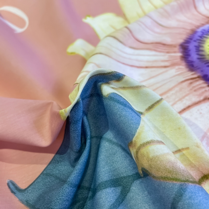 91家纺网 家纺一手货源 找家纺 金爱家 2021新款全棉活性花卉系列四件套 告白