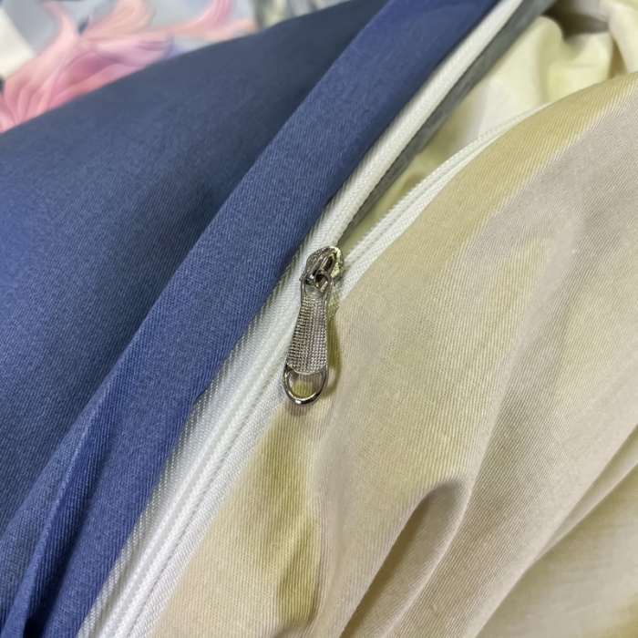 91家纺网 家纺一手货源 找家纺 金爱家 2021新款全棉活性花卉系列四件套 普兰