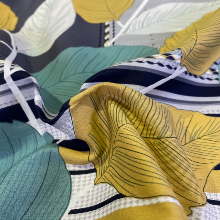 91家纺网 家纺一手货源 找家纺 金爱家 2021新款全棉活性花卉系列四件套 秋意