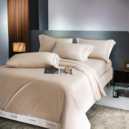 91家纺网 家纺一手货源 找家纺 （总）米奈 2024新款水洗真丝贴边绣花四件套有质检报告奈利