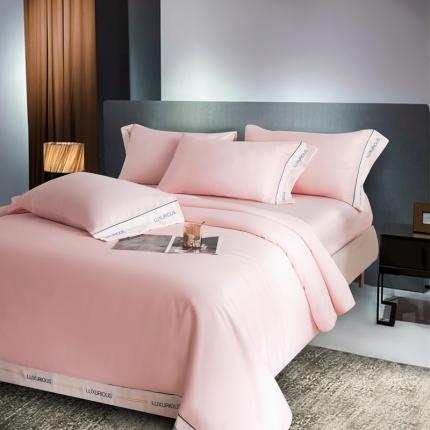 91家纺网 家纺一手货源 找家纺 （总）米奈 2024新款水洗真丝贴边绣花四件套有质检报告奈利