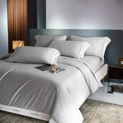 91家纺网 家纺一手货源 找家纺 （总）米奈 2024新款水洗真丝贴边绣花四件套有质检报告奈利