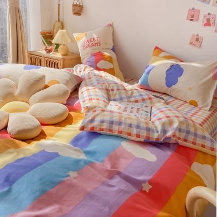 91家纺网 家纺一手货源 找家纺 （总）眠屿家纺 2021新款全棉印花四件套