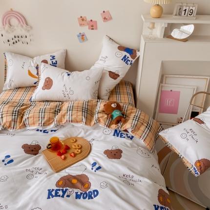 91家纺网 家纺一手货源 找家纺 （总）眠屿家纺 2021新款全棉印花四件套