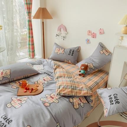 91家纺网 家纺一手货源 找家纺 （总）眠屿家纺 2021新款全棉印花四件套