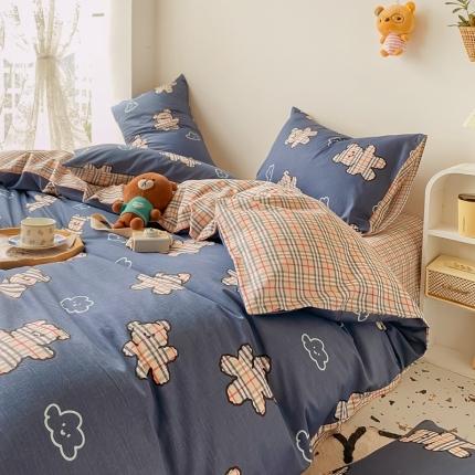 91家纺网 家纺一手货源 找家纺 （总）眠屿家纺 2021新款全棉印花四件套