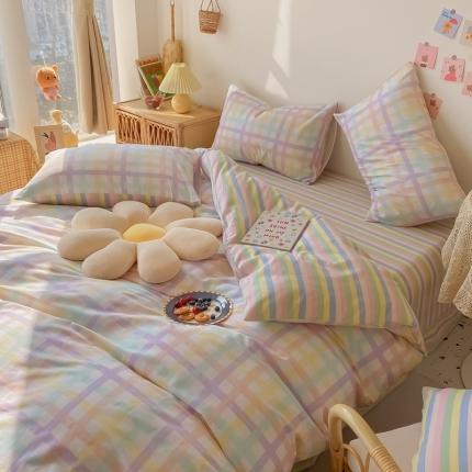 91家纺网 家纺一手货源 找家纺 （总）眠屿家纺 2021新款全棉印花四件套