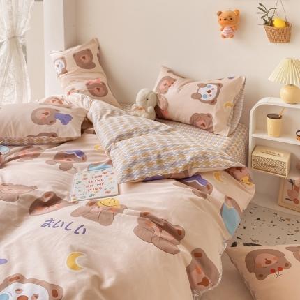 91家纺网 家纺一手货源 找家纺 （总）眠屿家纺 2021新款全棉印花四件套