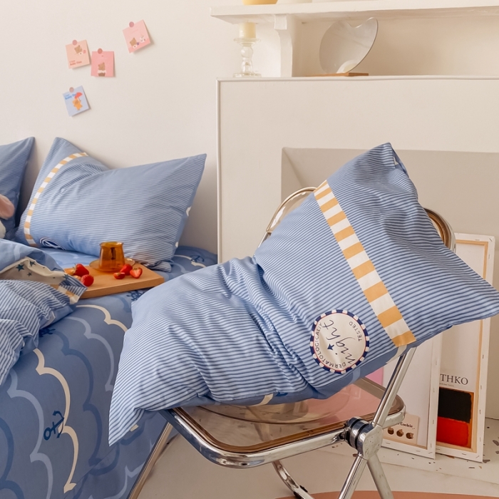 91家纺网 家纺一手货源 找家纺 眠屿家纺 2021新款全棉印花四件套 航海奇遇