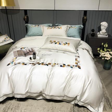 91家纺网 家纺一手货源 找家纺 涞澳家纺 2021新款100支工艺四件套-温迪 温迪-米