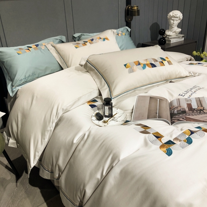 91家纺网 家纺一手货源 找家纺 涞澳家纺 2021新款100支工艺四件套-温迪 温迪-米