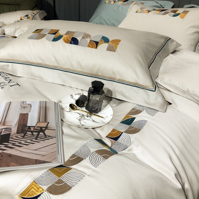 91家纺网 家纺一手货源 找家纺 涞澳家纺 2021新款100支工艺四件套-温迪 温迪-米