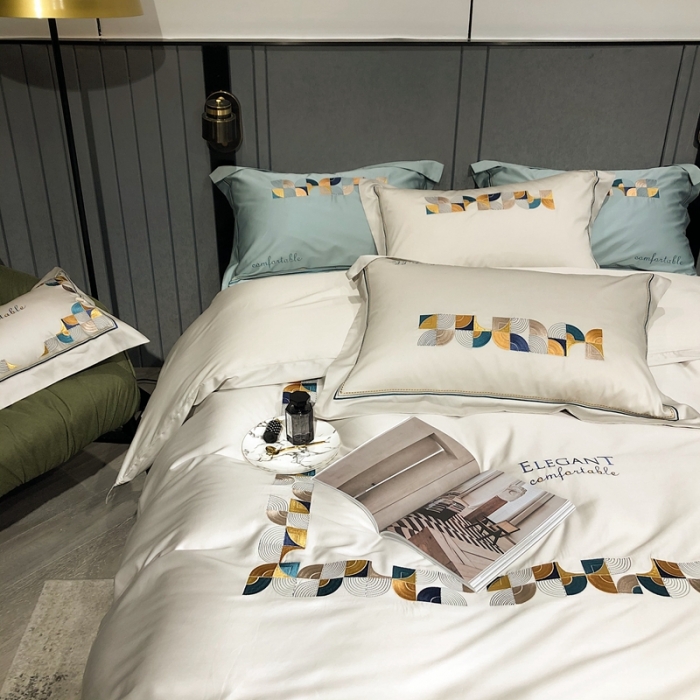 91家纺网 家纺一手货源 找家纺 涞澳家纺 2021新款100支工艺四件套-温迪 温迪-米