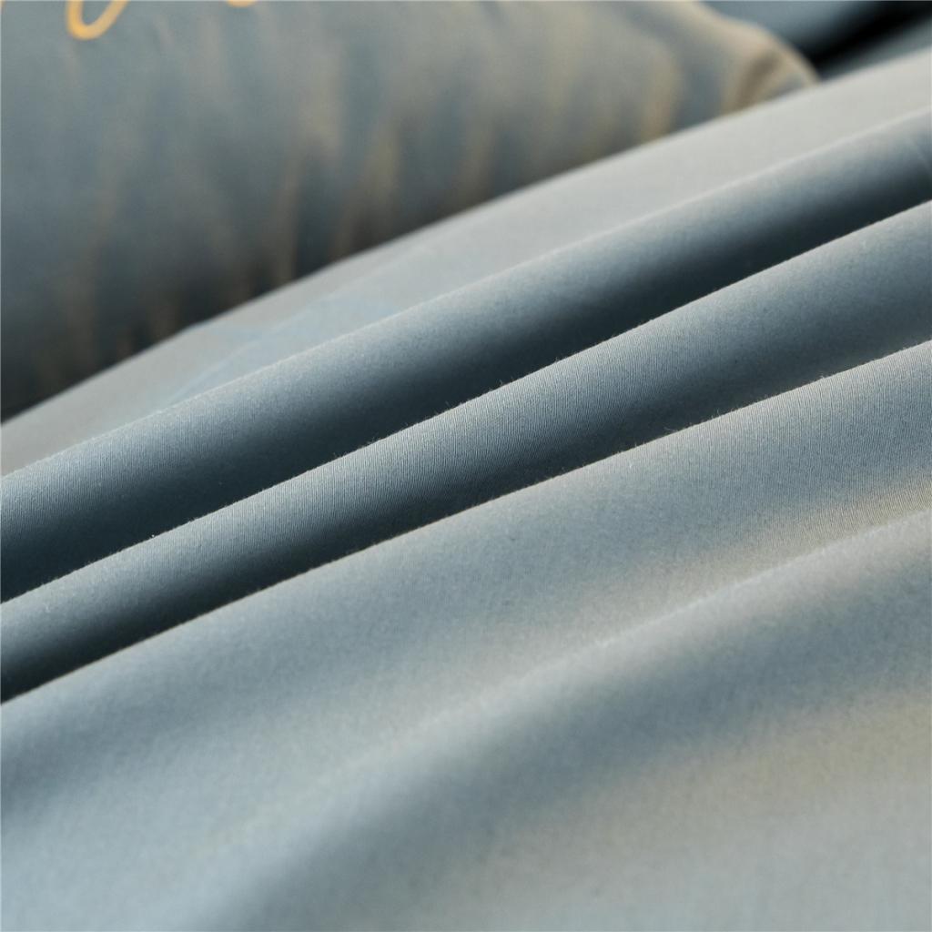 91家纺网 家纺一手货源 找家纺 古吉梦 2020新款洛卡棉双拼S款四件套 浅石兰