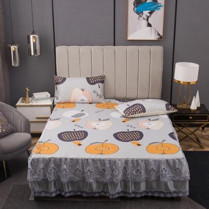 91家纺网 家纺一手货源 找家纺 （总）纽缦  2021新款冰丝凉席三件套床裙款