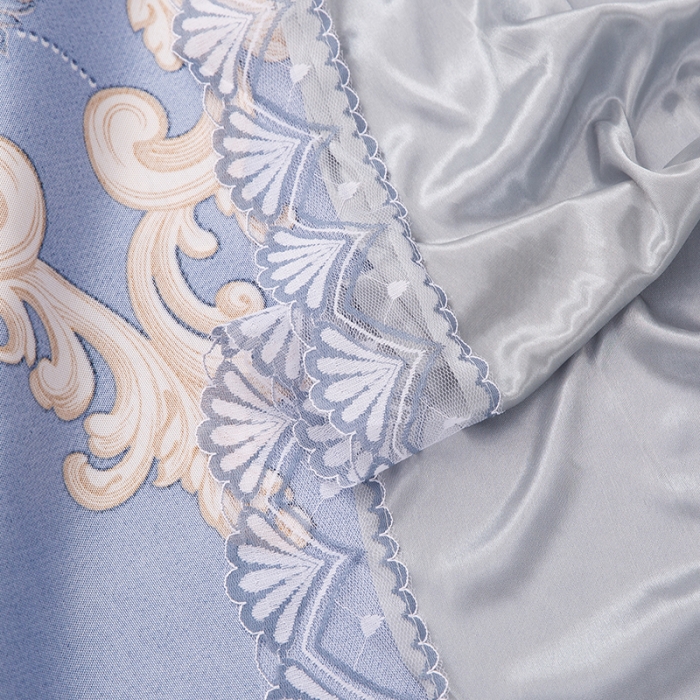 91家纺网 家纺一手货源 找家纺 （总）纽缦  2021新款冰丝凉席三件套床裙款