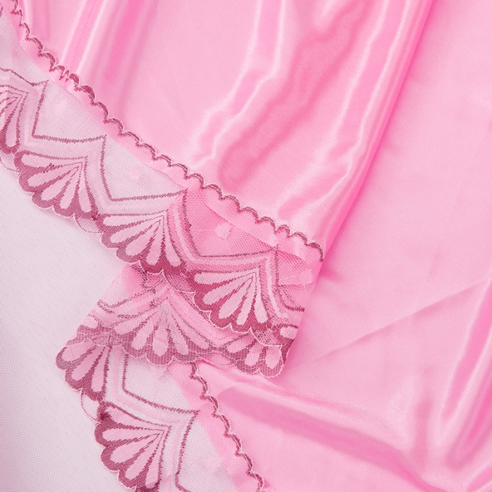 91家纺网 家纺一手货源 找家纺 纽缦  2021新款冰丝凉席三件套床裙款 草莓