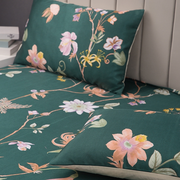 91家纺网 家纺一手货源 找家纺 纽缦  2021新款冰丝凉席三件套床裙款 卡伦斯