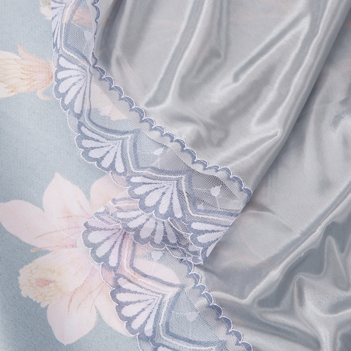 91家纺网 家纺一手货源 找家纺 纽缦  2021新款冰丝凉席三件套床裙款 卡伦斯