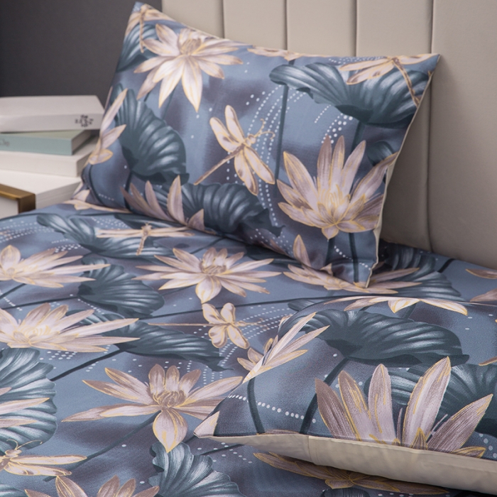 91家纺网 家纺一手货源 找家纺 纽缦  2021新款冰丝凉席三件套床裙款 卡纳贝斯兰