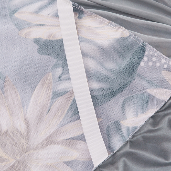 91家纺网 家纺一手货源 找家纺 纽缦  2021新款冰丝凉席三件套床裙款 卡纳贝斯兰