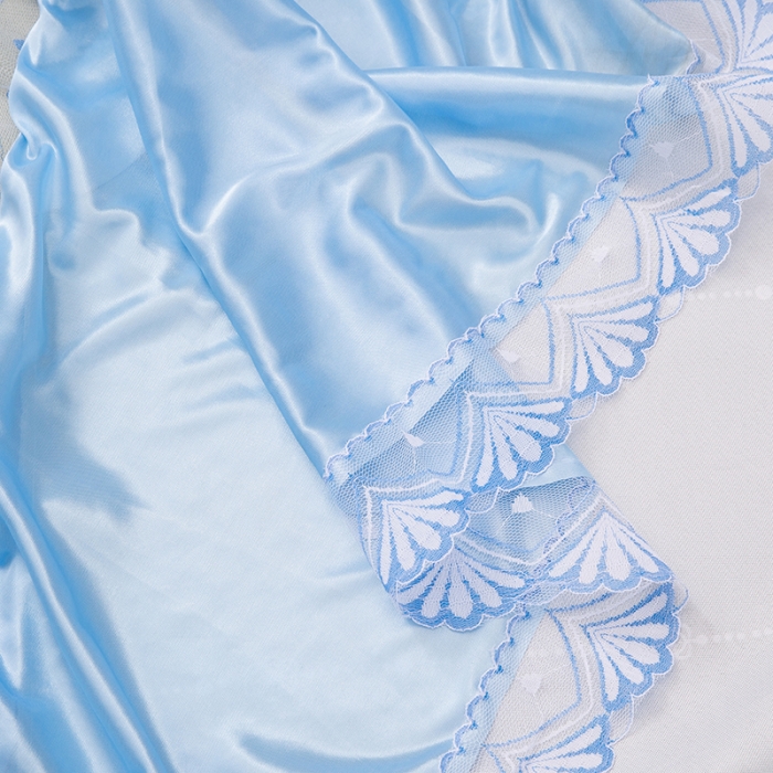 91家纺网 家纺一手货源 找家纺 纽缦  2021新款冰丝凉席三件套床裙款 满庭芳绿