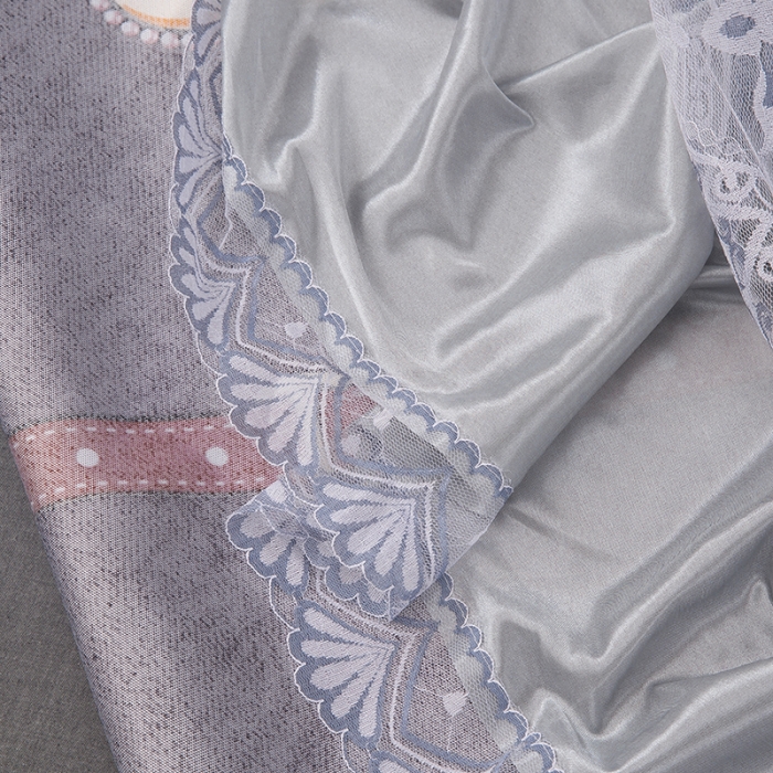 91家纺网 家纺一手货源 找家纺 纽缦  2021新款冰丝凉席三件套床裙款 时尚秀