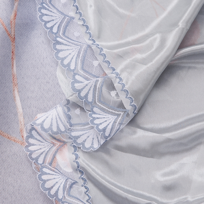 91家纺网 家纺一手货源 找家纺 纽缦  2021新款冰丝凉席三件套床裙款 夜舞缤纷兰