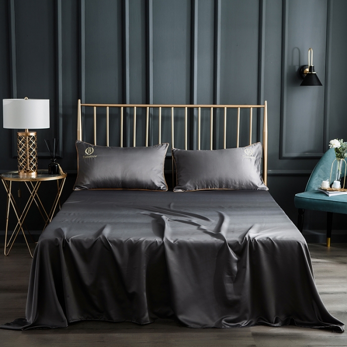 91家纺网 家纺一手货源 找家纺 琪格格 2022新款水洗真丝刺绣四件套 都市-雅韵灰