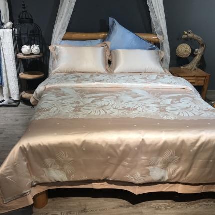 91家纺网 家纺一手货源 找家纺 （总）玖玖爱 2021新款天丝棉提花镂空四件套