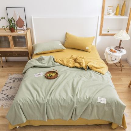 91家纺网 家纺一手货源 找家纺 （总）寐居家纺 2021新款全棉水洗夏被四件套