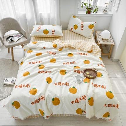 91家纺网 家纺一手货源 找家纺 （总）寐居家纺 2021新款13370全棉夏被四件套