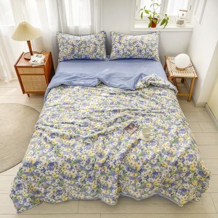 91家纺网 家纺一手货源 找家纺 （总）寐居家纺 2021新款13370全棉夏被四件套