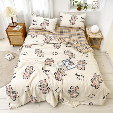 91家纺网 家纺一手货源 找家纺 （总）寐居家纺 2021新款13370全棉夏被四件套