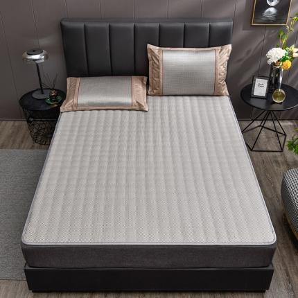 91家纺网 家纺一手货源 找家纺 冬夏两用凉席床垫冰藤席三件套圆角系列冰丝席乳胶凉席竹席