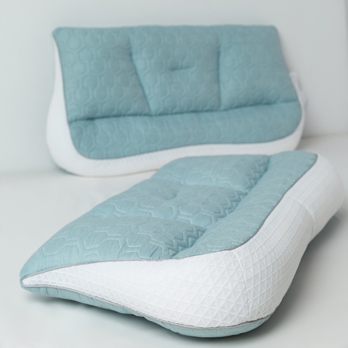 91家纺网 家纺一手货源 找家纺 多点家居 2021新款吸湿排汗枕 绿色40*70cm