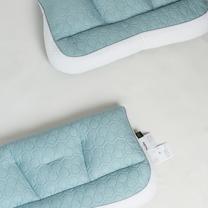 91家纺网 家纺一手货源 找家纺 多点家居 2021新款吸湿排汗枕 绿色40*70cm