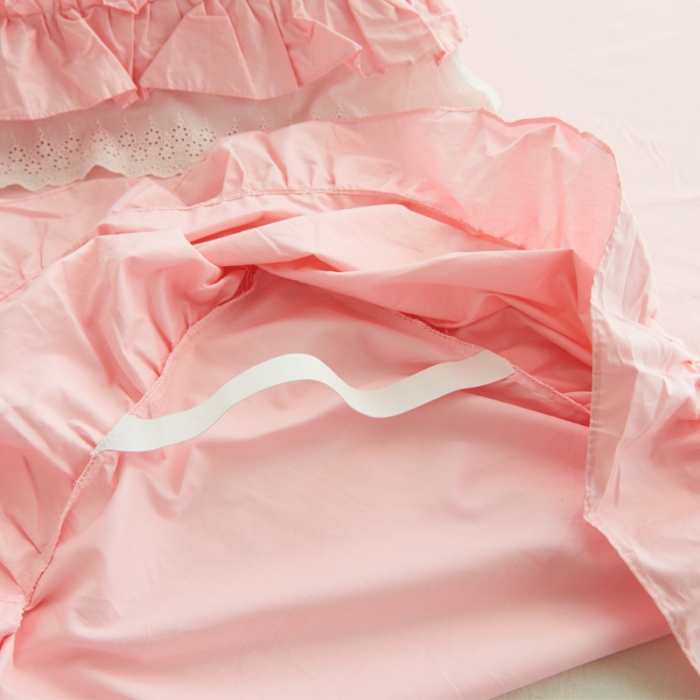 91家纺网 家纺一手货源 找家纺 （总）淑女公社 秋冬新款纯色系-佛系少女床裙款多规格