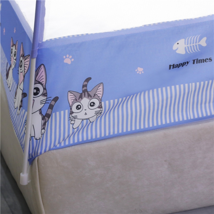 91家纺网 家纺一手货源 找家纺 （总）冉美家纺2021 新款防蚊免安装蒙古包魔术蚊帐