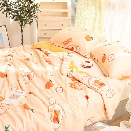 91家纺网 家纺一手货源 找家纺 （总）慕尚 2025新款水洗棉夏被实拍图