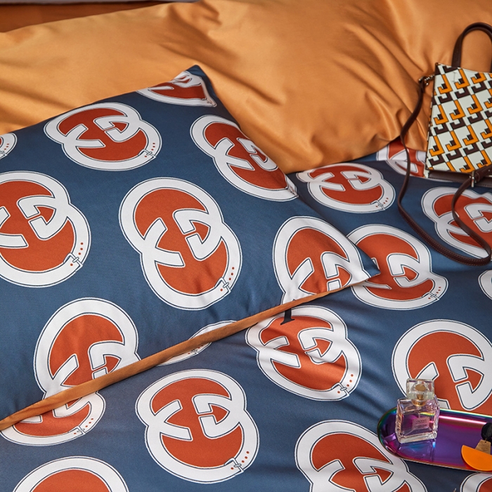 91家纺网 家纺一手货源 找家纺 凡客 2021春夏新款60支水洗真丝数码印花四件套轻奢风系列 安纳巴伦