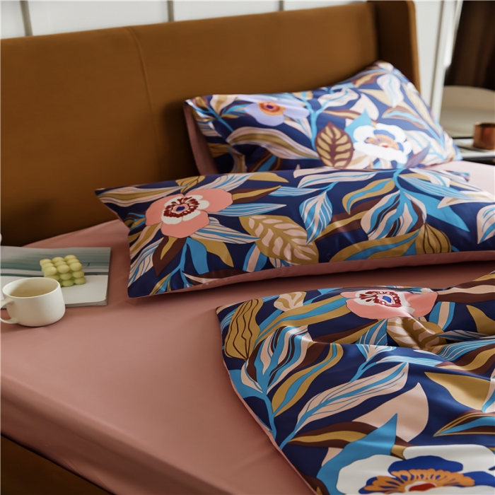 91家纺网 家纺一手货源 找家纺 优然居 2021新款春夏新款活性印花 似水繁华